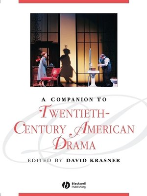 cover image of A Companion to Twentieth-Century American Drama
